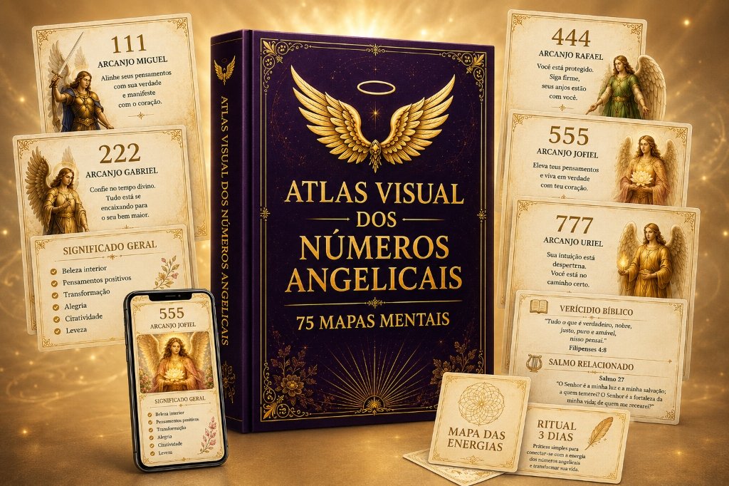 Combo Completo Mapas Mentais dos Anjos