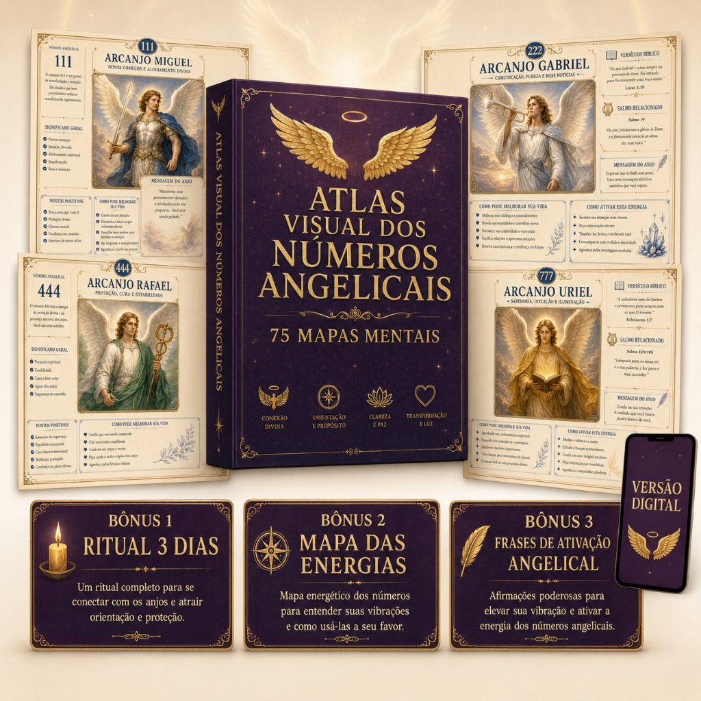 Mockup Premium O Significado dos Números Angelicais